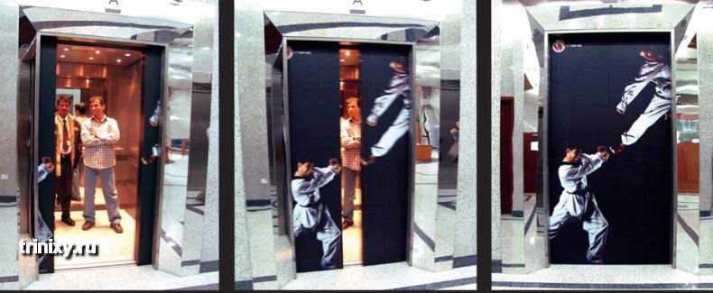 Реклама на лифтах (34 фото)