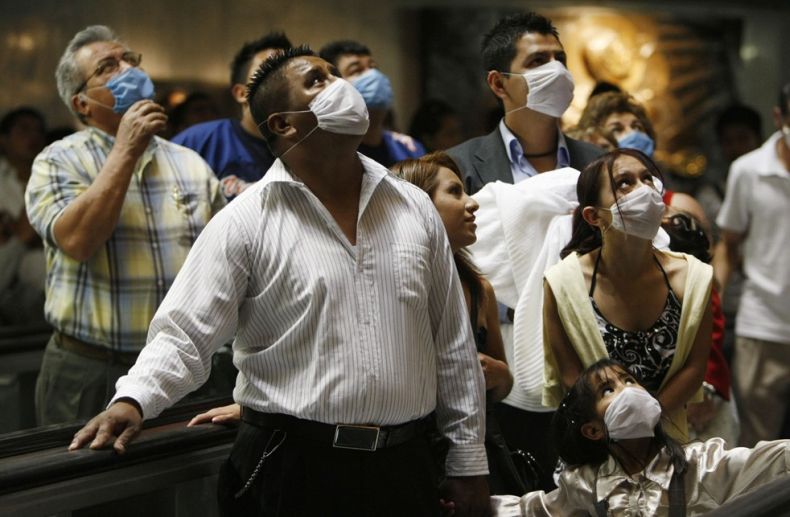 Эпидемия свинного гриппа в Мексике (21 фото)