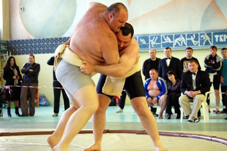 Русское сумо - жестокое и беспощадное )) (28 фото)