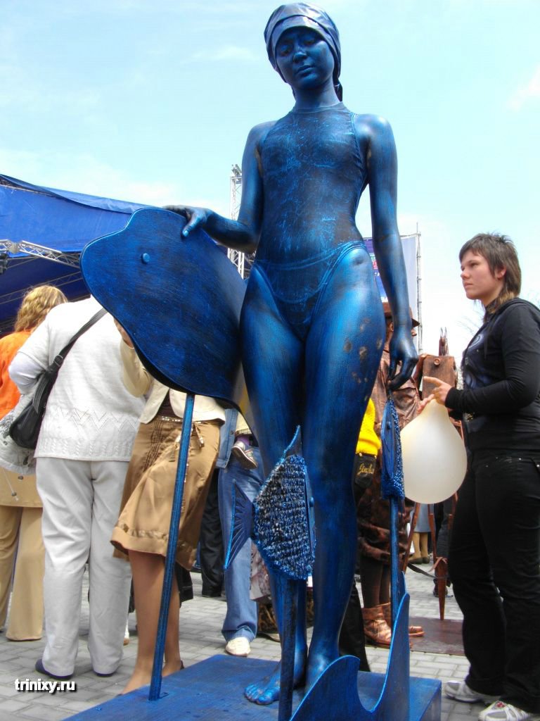 Чемпионат живых скульптур в Евпатории (57 фото)