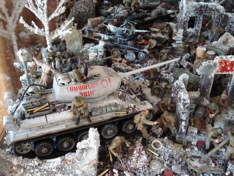 Сталинградская битва в миниатюре (37 фото)
