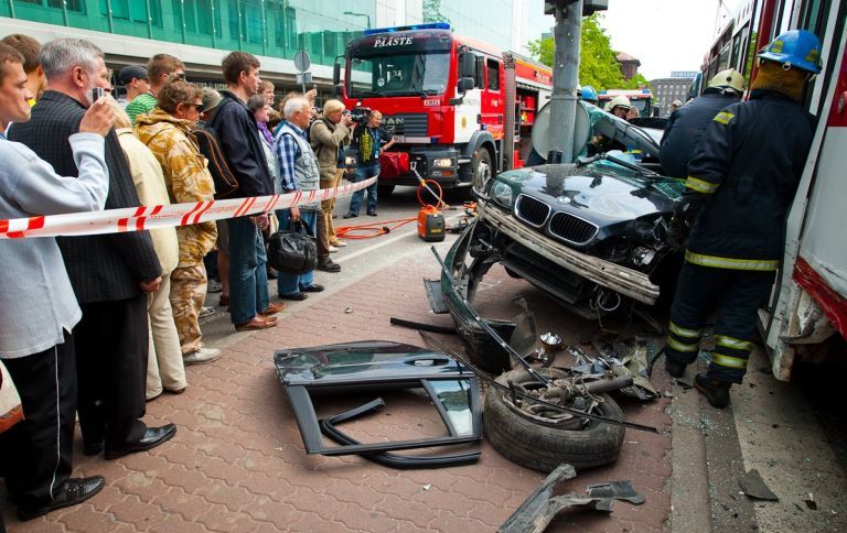 Авария в Таллине (24 фото)