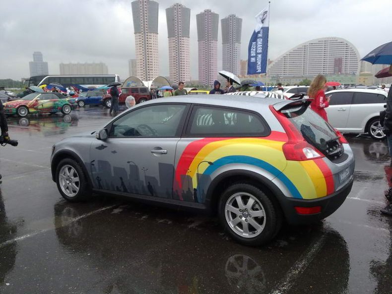 Фестиваль живописи на автомобилях «АЭРОГРАФ» (32 фото)