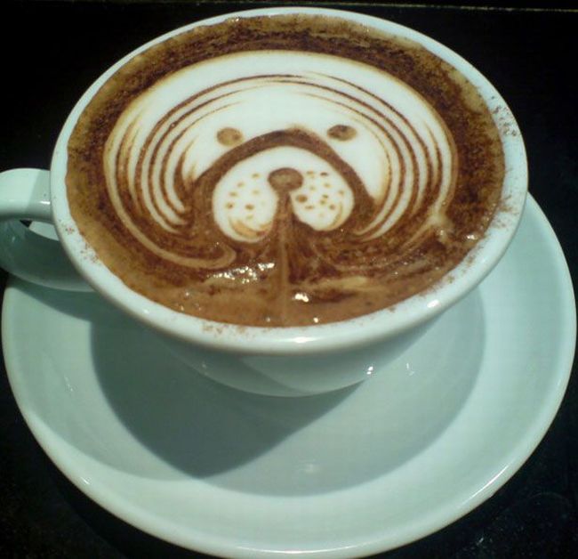 Красивые рисунки на кофе (50 фото)