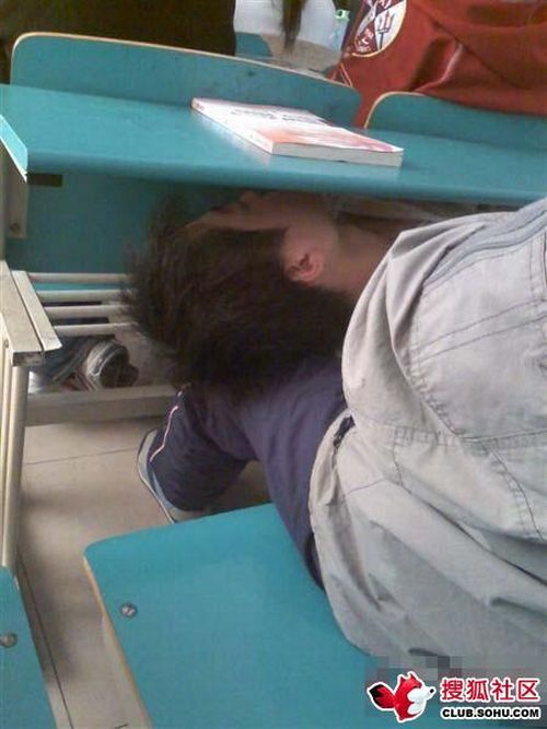 Студенты спят везде (6 фото)