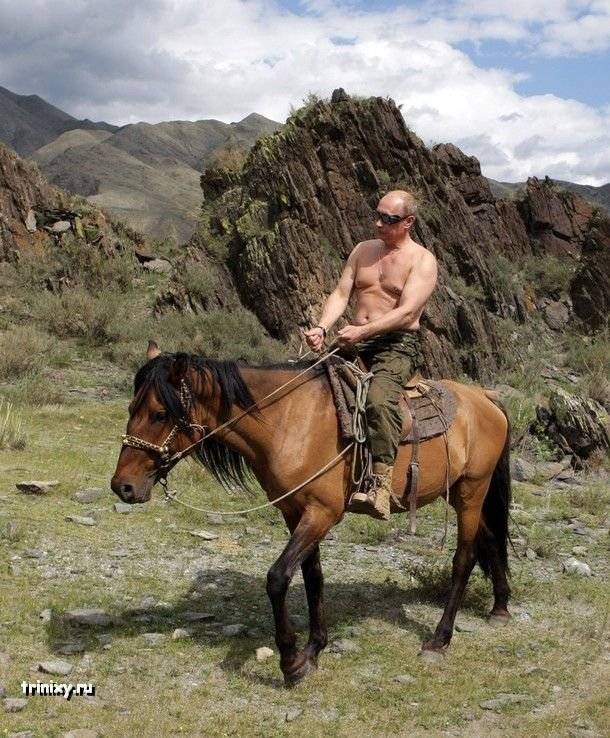 Путин в Республике Тыва (16 фото)