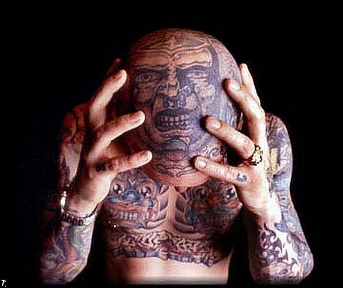 Татуировки на лысинах (25 фото)