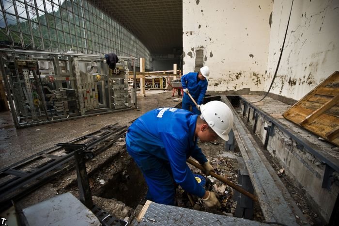 Восстановительные работы на Саяно-Шушенской ГЭС (44 фото)