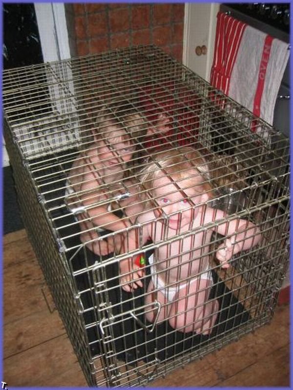 Дети в клетках (30 фото)