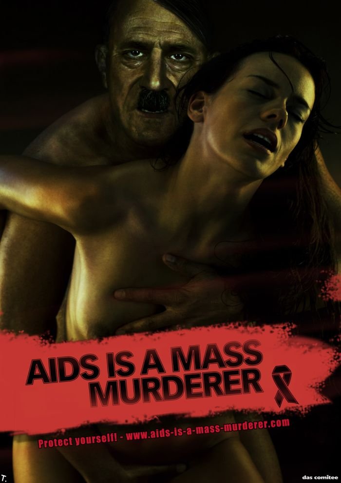 Социальная реклама против СПИДа (3 принта)
