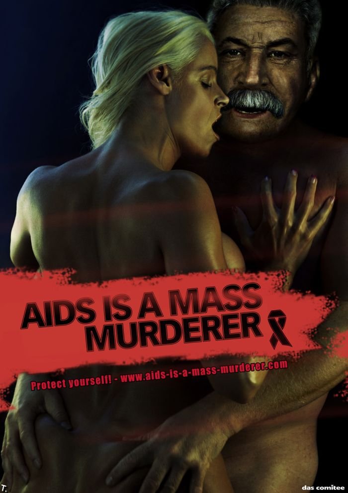 Социальная реклама против СПИДа (3 принта)