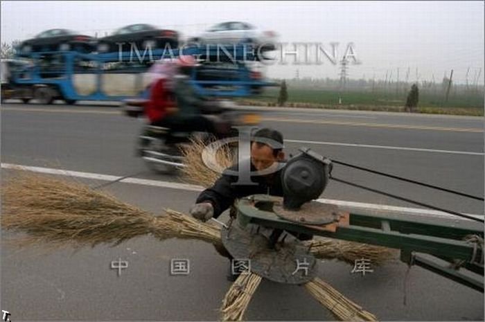 Самодельные китайские автомобили (35 фото)