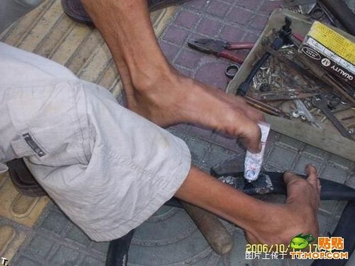 Безрукий китайский работник (20 фото)