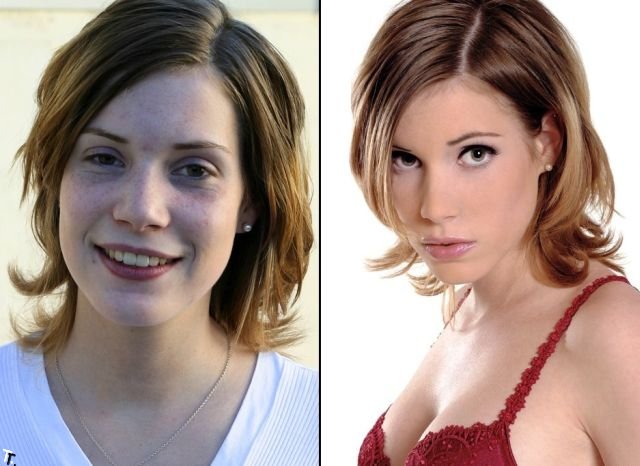 До и после макияжа (21 фото)