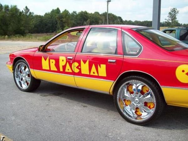 Машина фаната игры Pacman (5 фото)