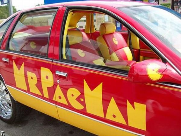 Машина фаната игры Pacman (5 фото)