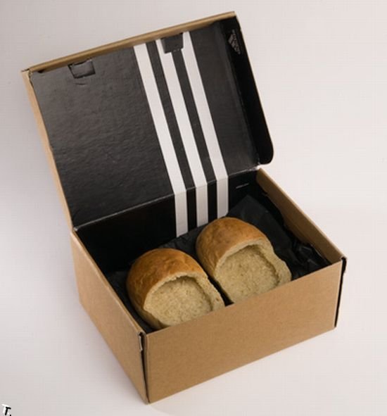 Обувь из хлеба (16 фото)