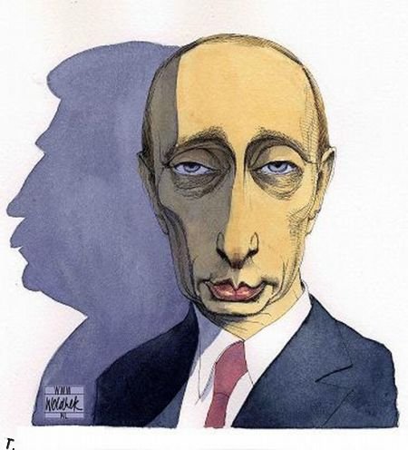 Иностранные карикатуры на Путина (19 картинок)