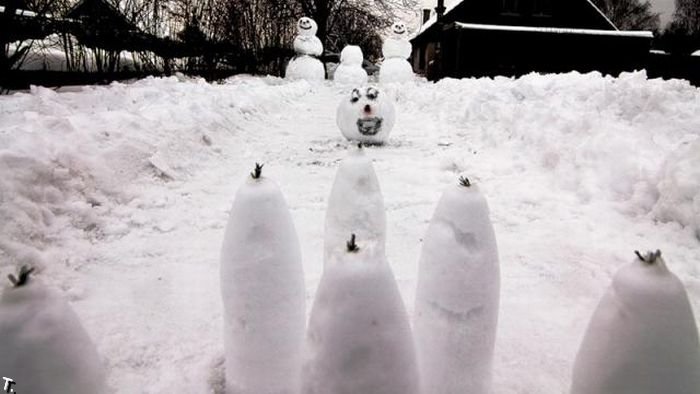 Снеговики (28 фото)