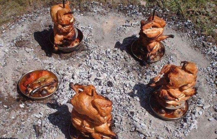 Как испечь курицу без духовки (15 фото)
