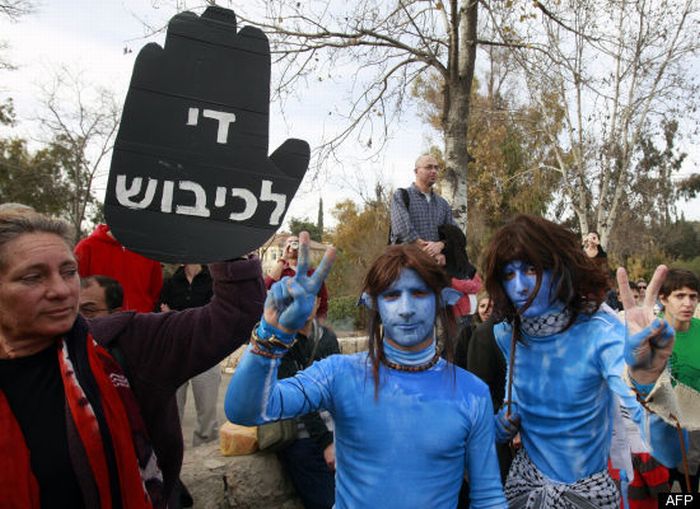 Израильские демонстранты (12 фото)