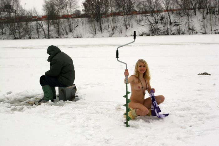 Зимняя рыбалка (45 фото) НЮ