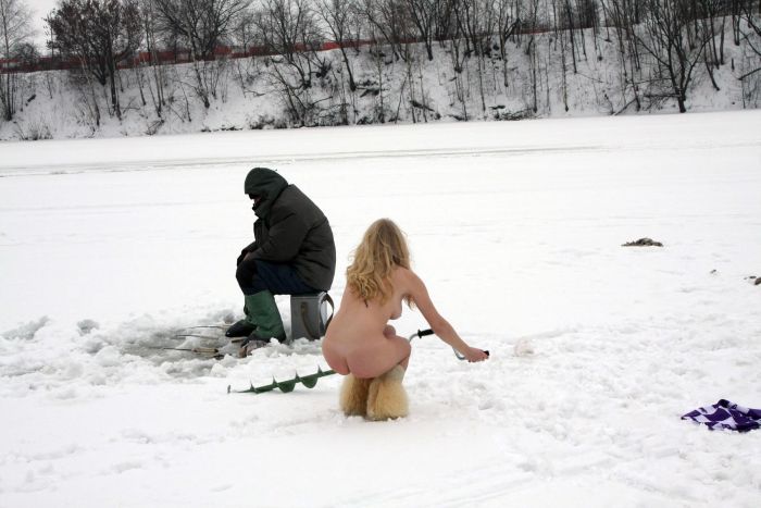 Зимняя рыбалка (45 фото) НЮ