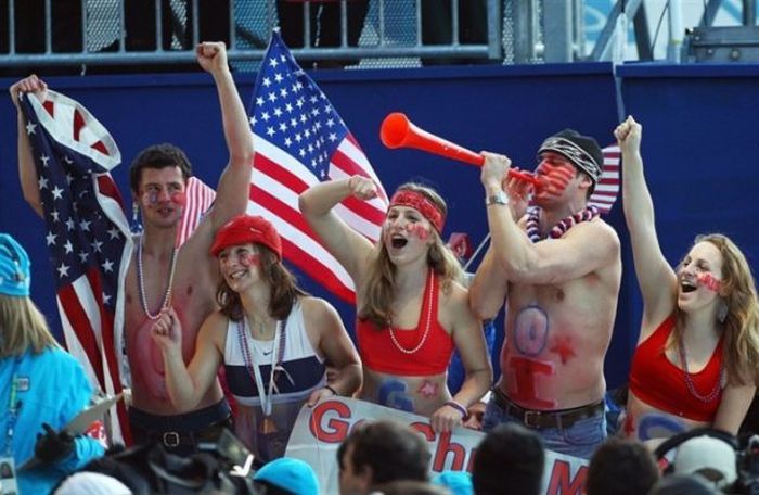 Фанаты на Олимпиаде (37 фото)