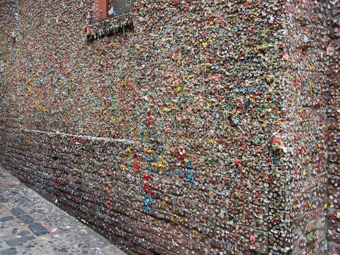 Стена из жвачек в Сиэтле (12 фото)