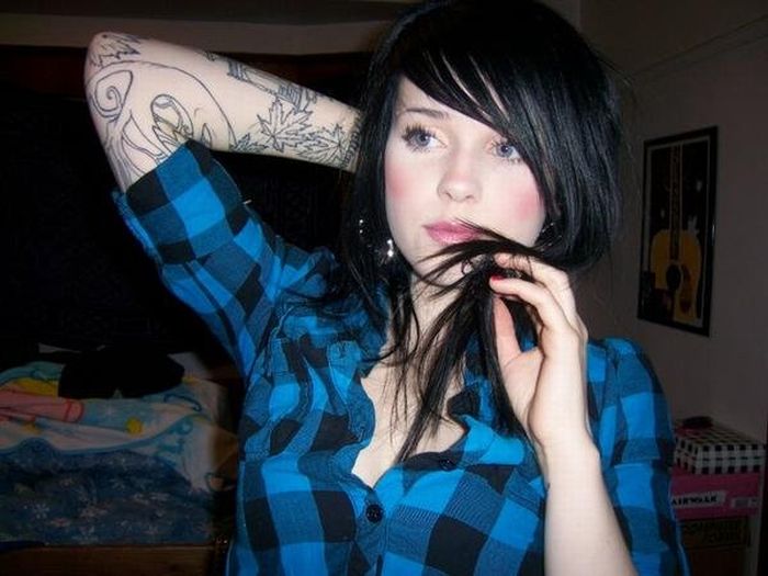 Сексуальные девушки с татуировками (97 фото)