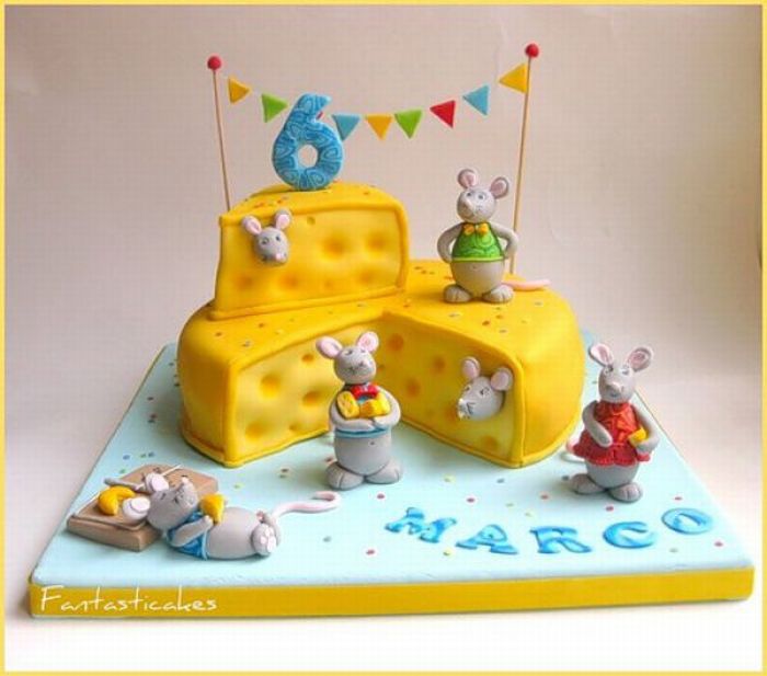 Потрясающие торты для дней рождений (42 фото)