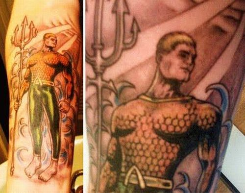 Татуировки с супергероями (83 фото)