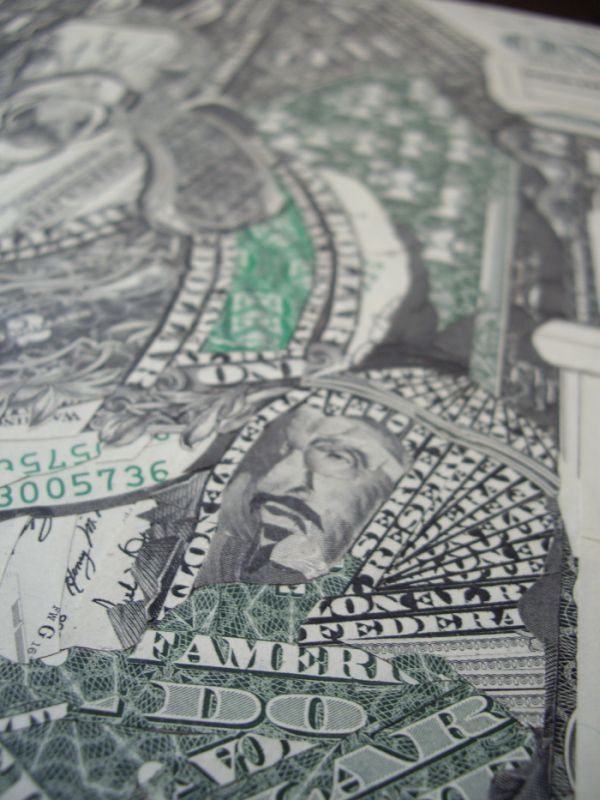 Мозаика из денег (20 фото)