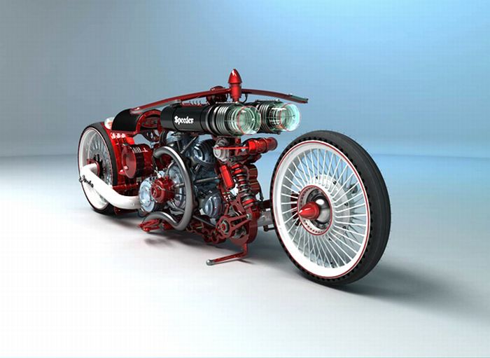 Крутые концептуальные мотоциклы (29 фото)