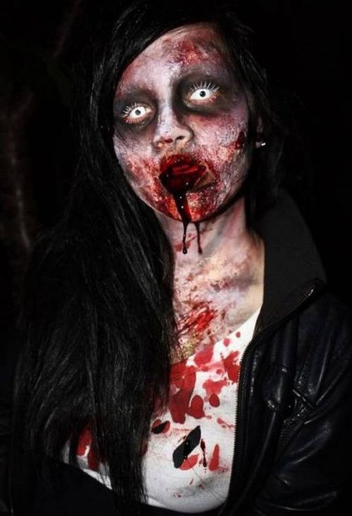 Самые страшные костюмы зомби (12 фото)