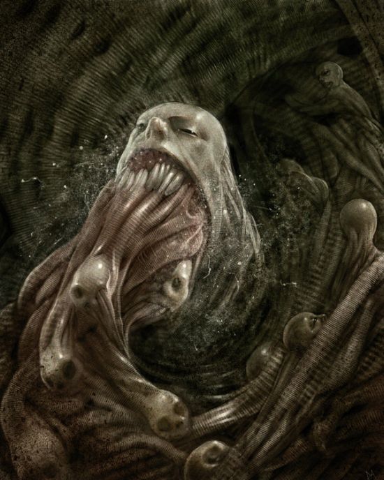 Самые страшные рисованные монстры (60 картинок)