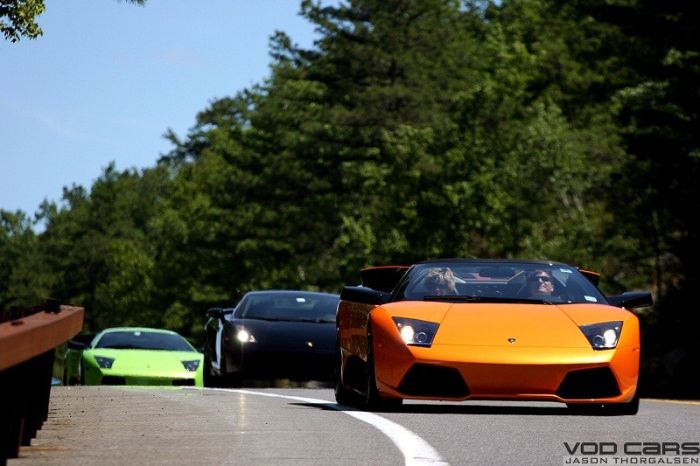 Встреча клуба владельцев Lamborghini (36 фото)