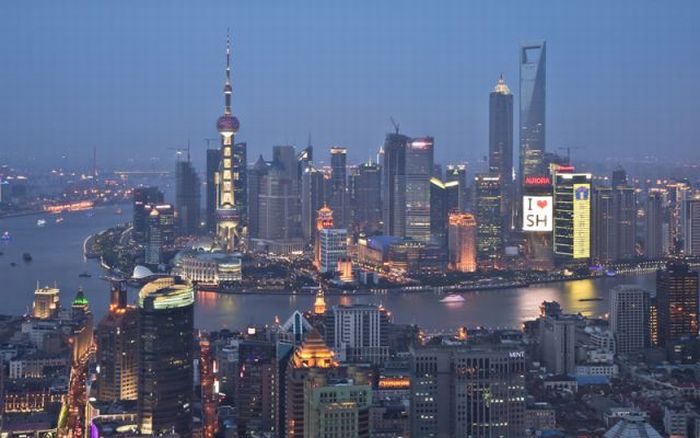 Как Шанхай изменился за 20 лет (3 фото)