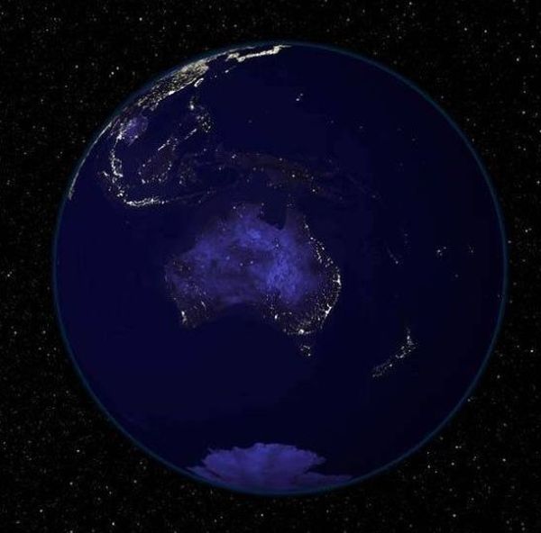 Наша планета ночью (6 фото)