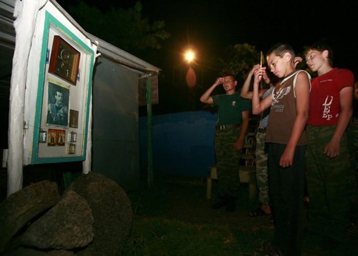 Детский военный лагерь около Ставрополя (13 фото)