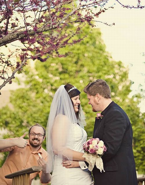 Неудачные свадебные фотографии (25 фото)