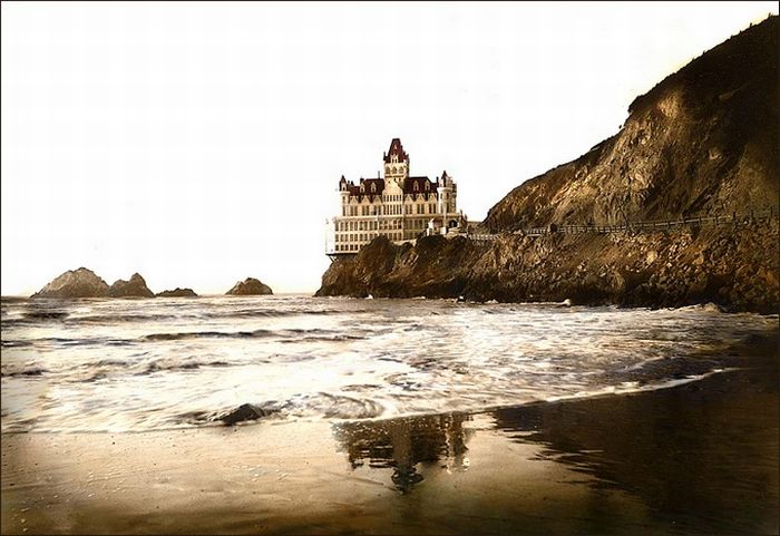 Дом на  скалах в Сан Франциско (26 фото)