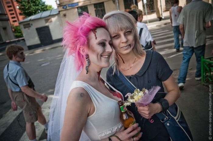 Свадьба в стиле зомби (44 фото)