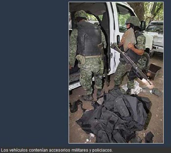 Оружие мексиканских наркоторговцев (30 фото)