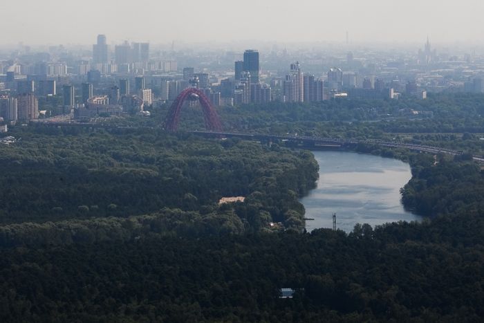 Фотографии Москвы с высоты птичьего полета (54 фото)