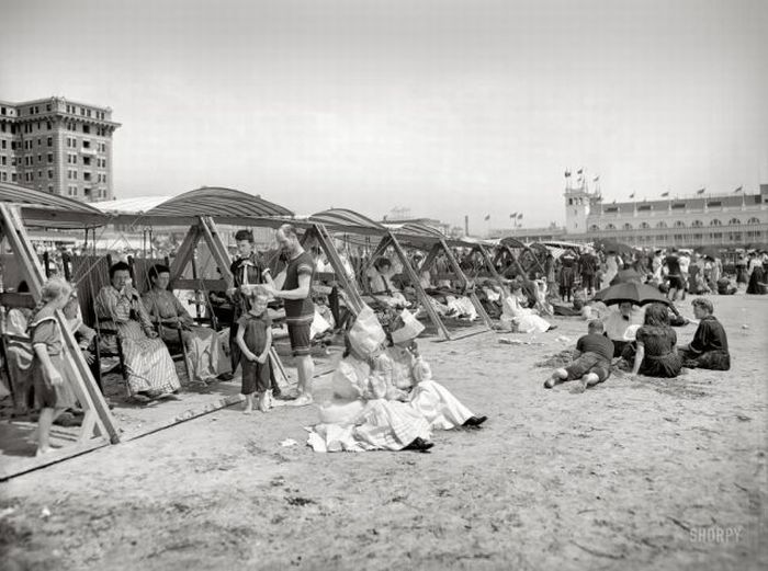 Пляжи прошлого (58 фото)