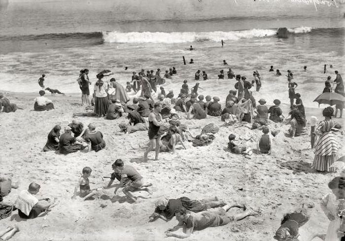Пляжи прошлого (58 фото)