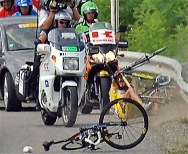 Аварии Тур де Франс (20 фото)