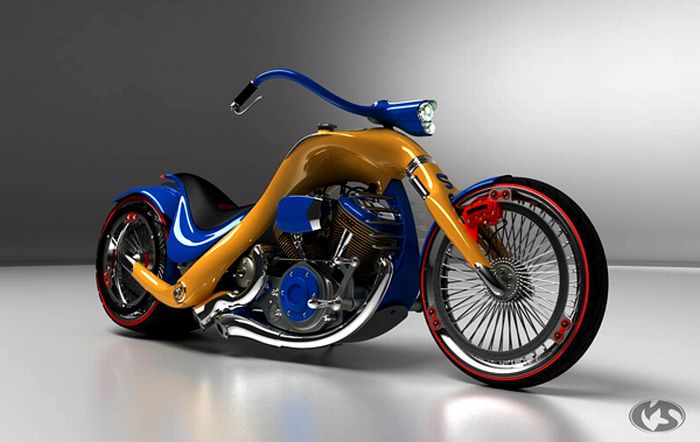 Крутые концептуальные мотоциклы (23 фото)