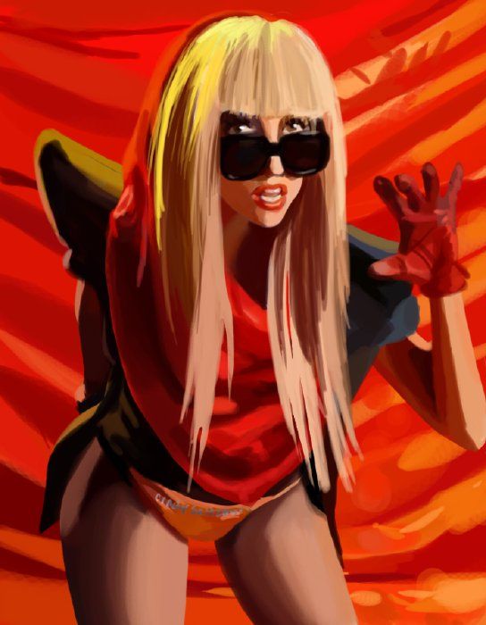 Lady Gaga в рисунках (50 фото)